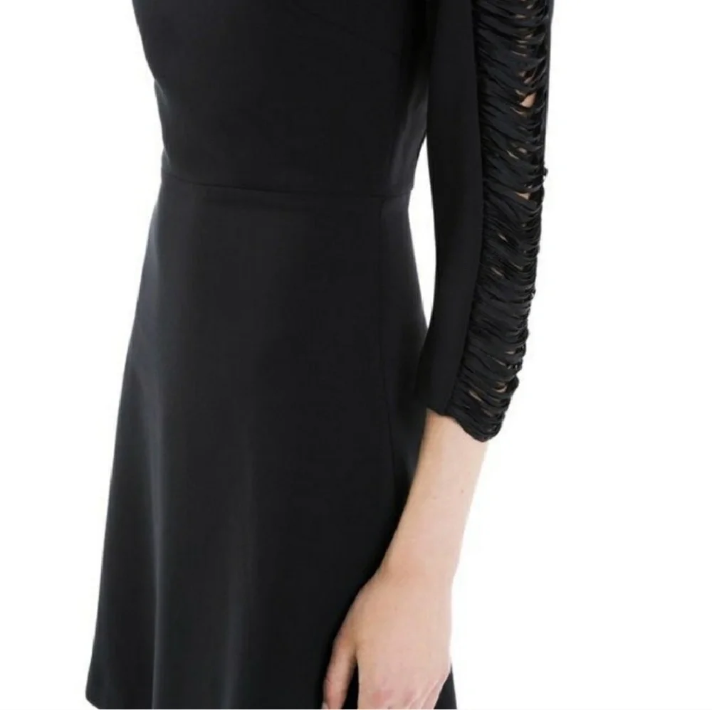 Sandro Paris Dress Fringe Sleeves - Picture 5 of 7